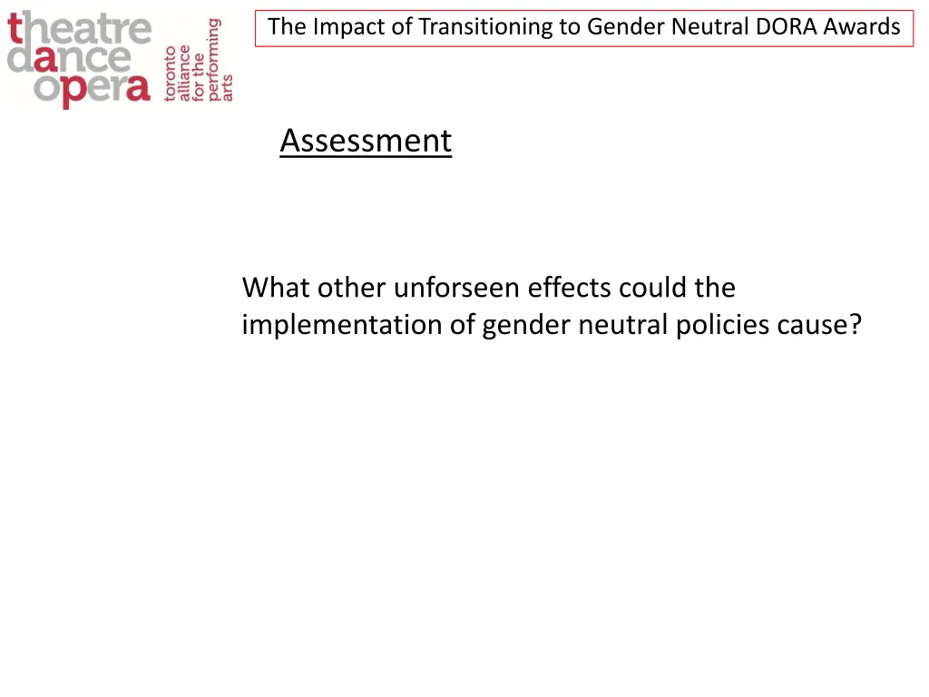 the impact of transitioning to gender neutral 33