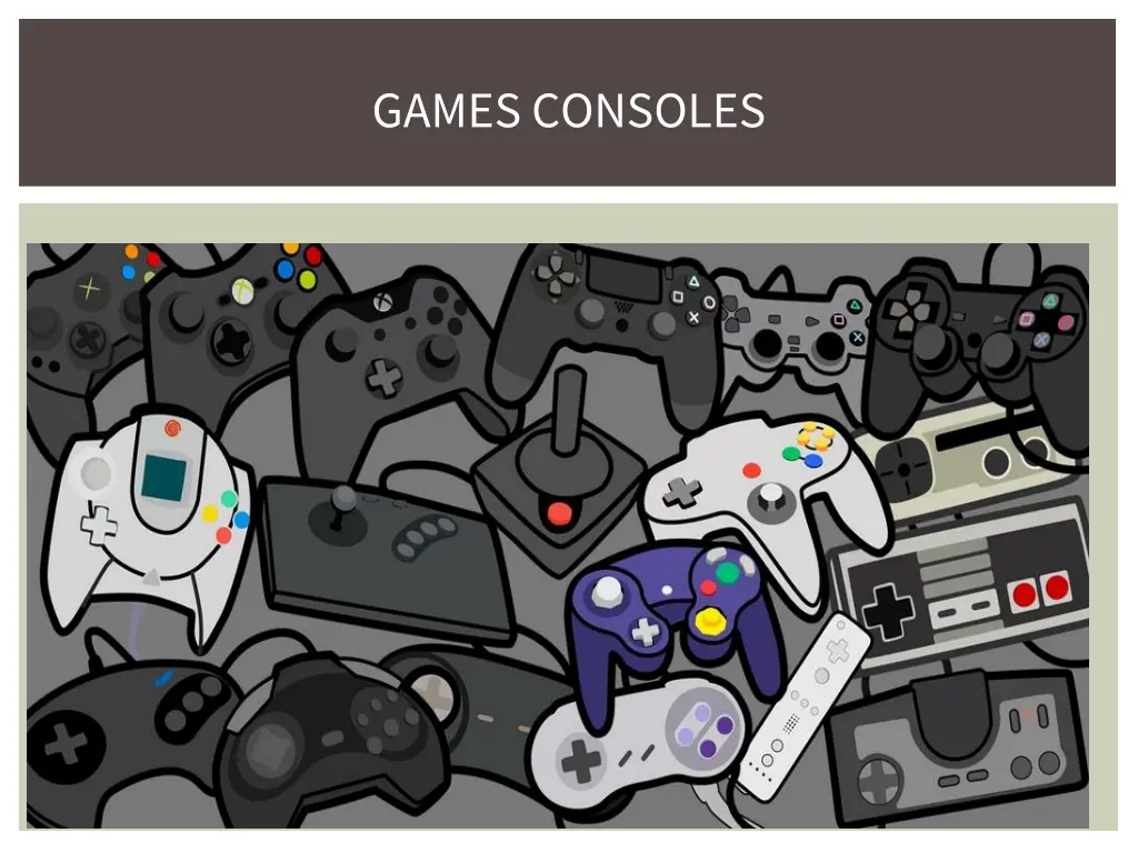 games consoles