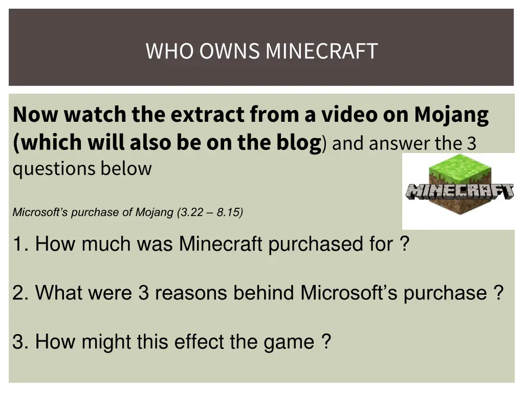 who owns minecraft 1