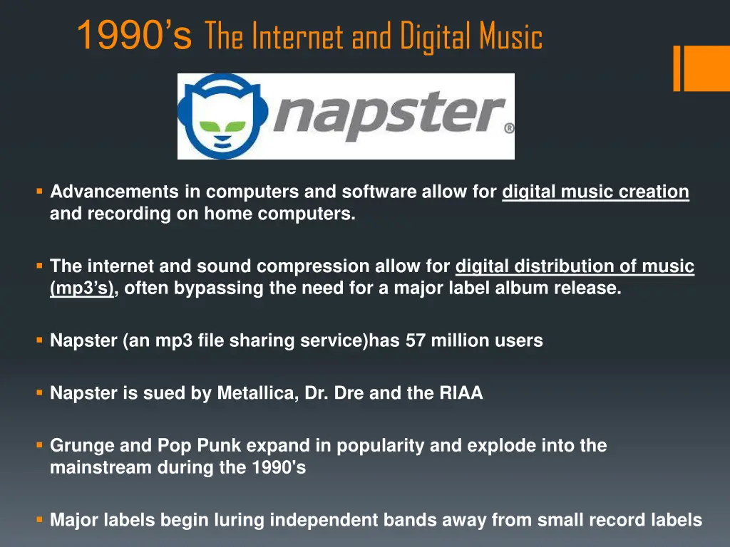 1990 s the internet and digital music