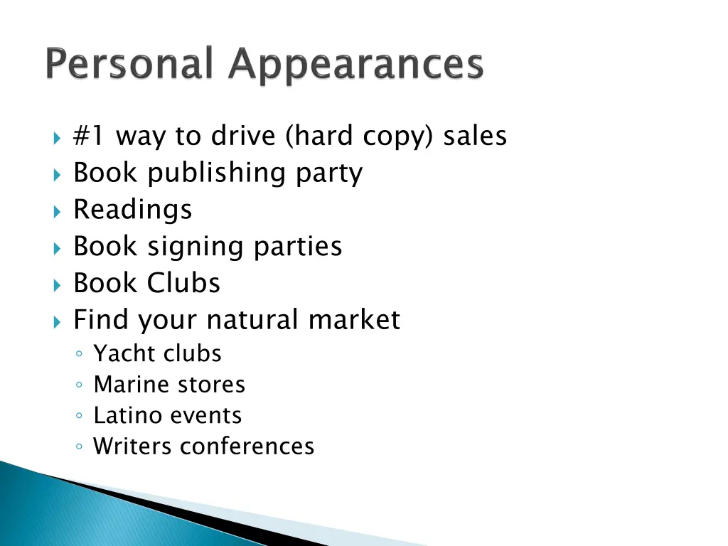 1 way to drive hard copy sales book publishing