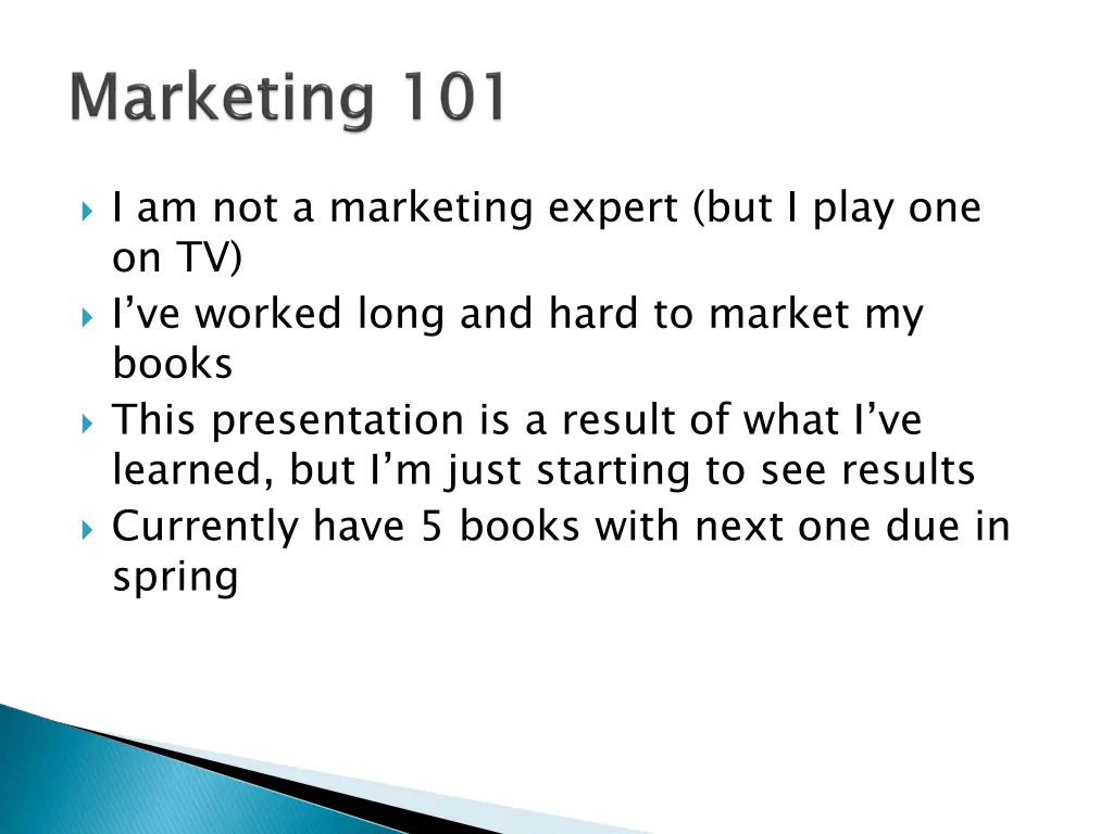 i am not a marketing expert but i play