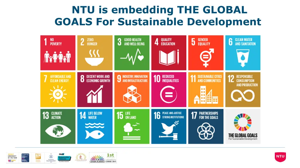 ntu is embedding the global goals for sustainable