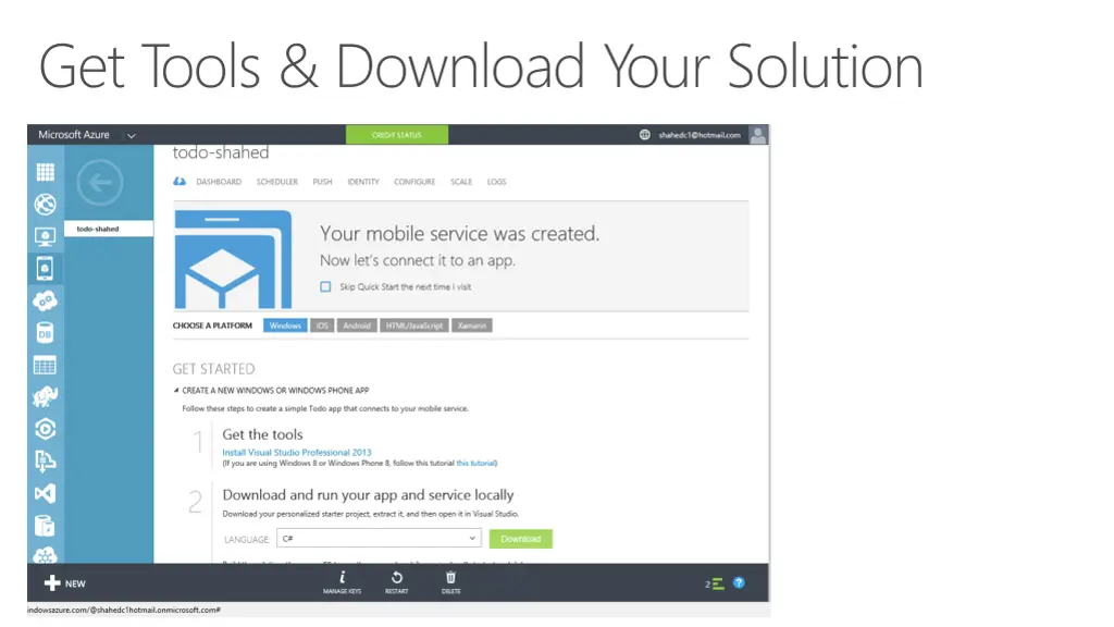 get tools download your solution