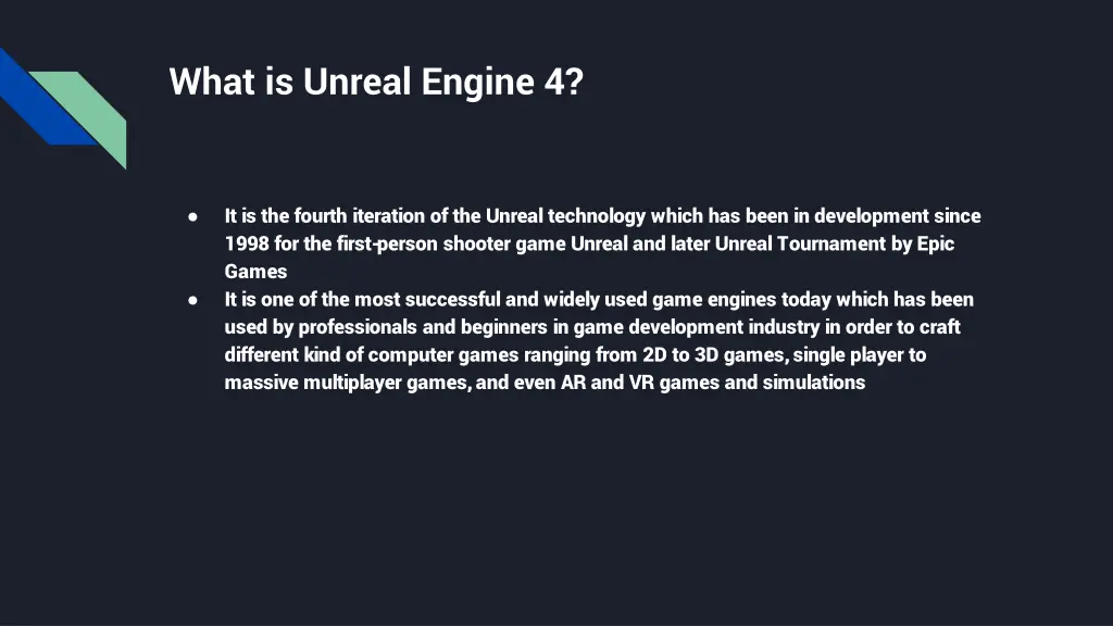 what is unreal engine 4