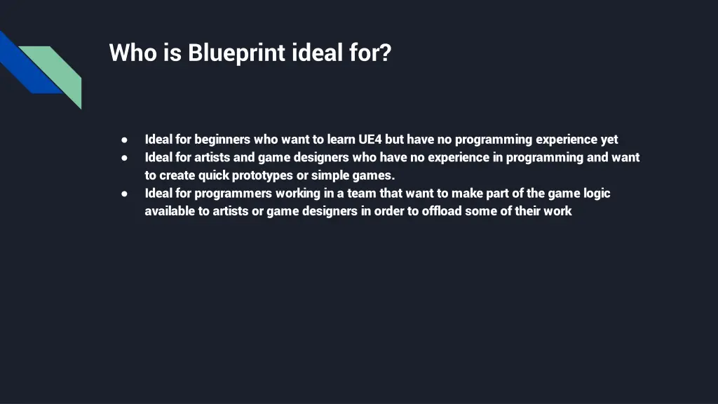 who is blueprint ideal for