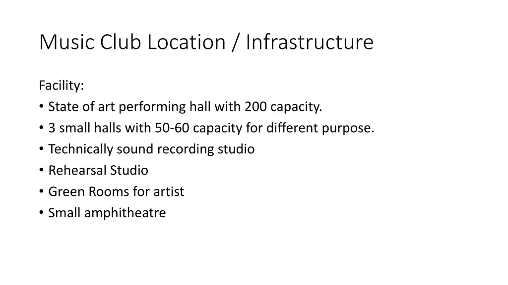 music club location infrastructure 1