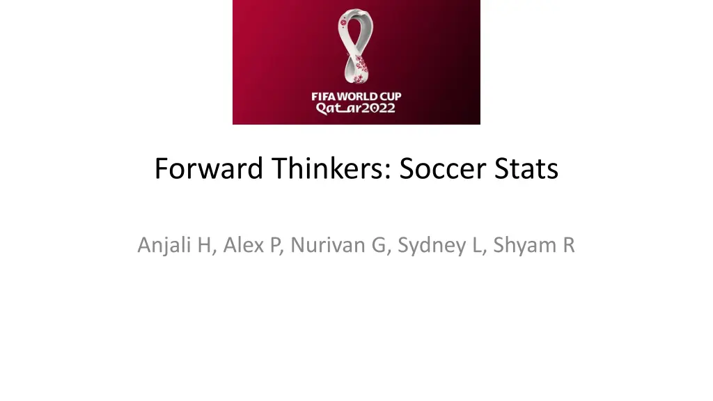 forward thinkers soccer stats