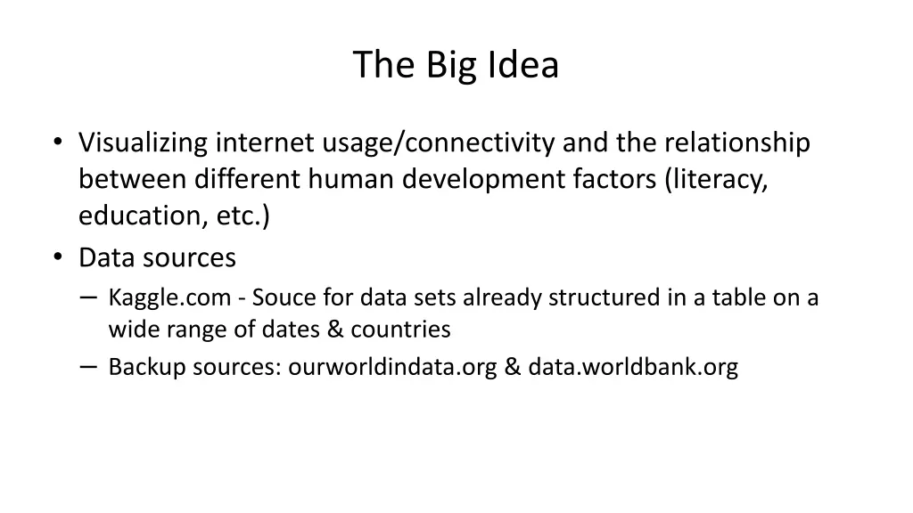 the big idea 2