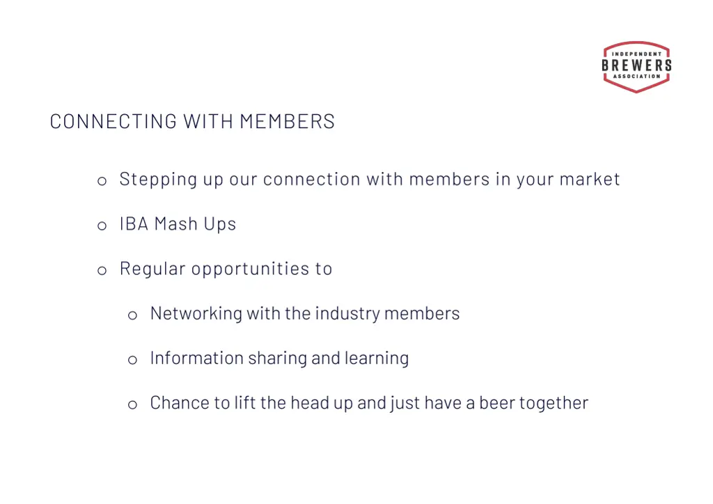 connecting with members