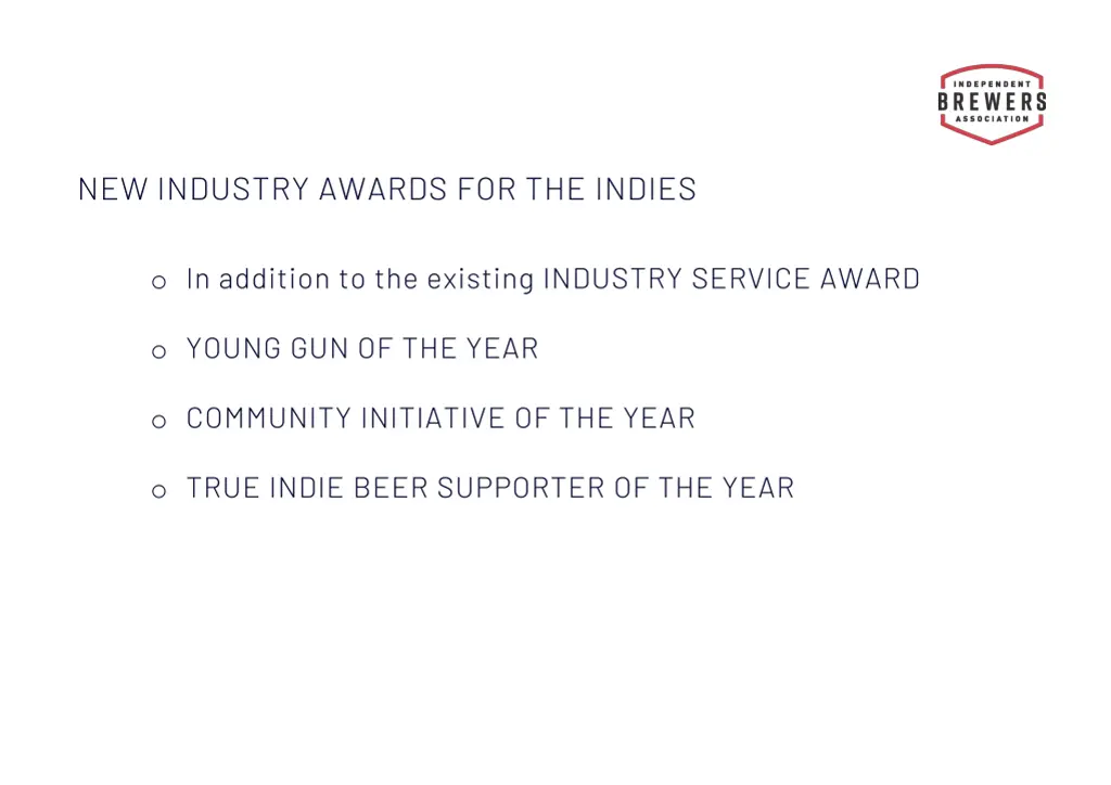 new industry awards for the indies