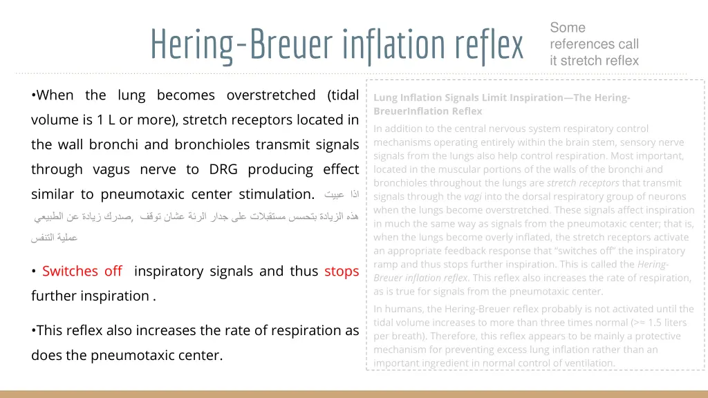 some references call it stretch reflex