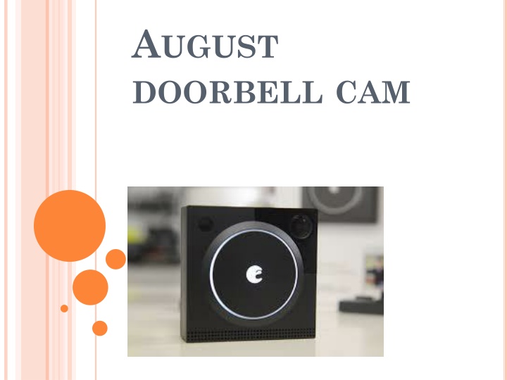 a ugust doorbell cam