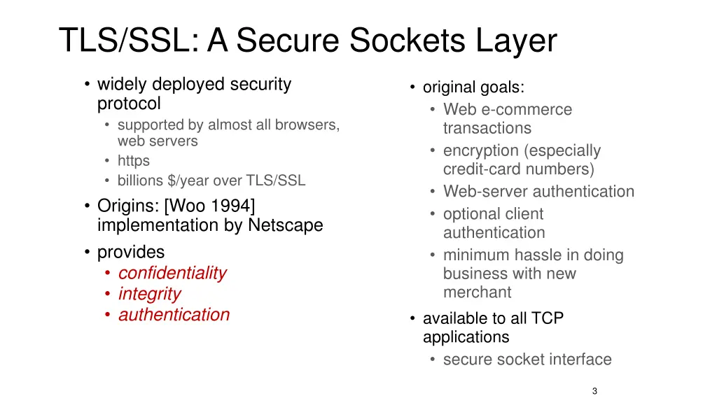 tls ssl a secure sockets layer