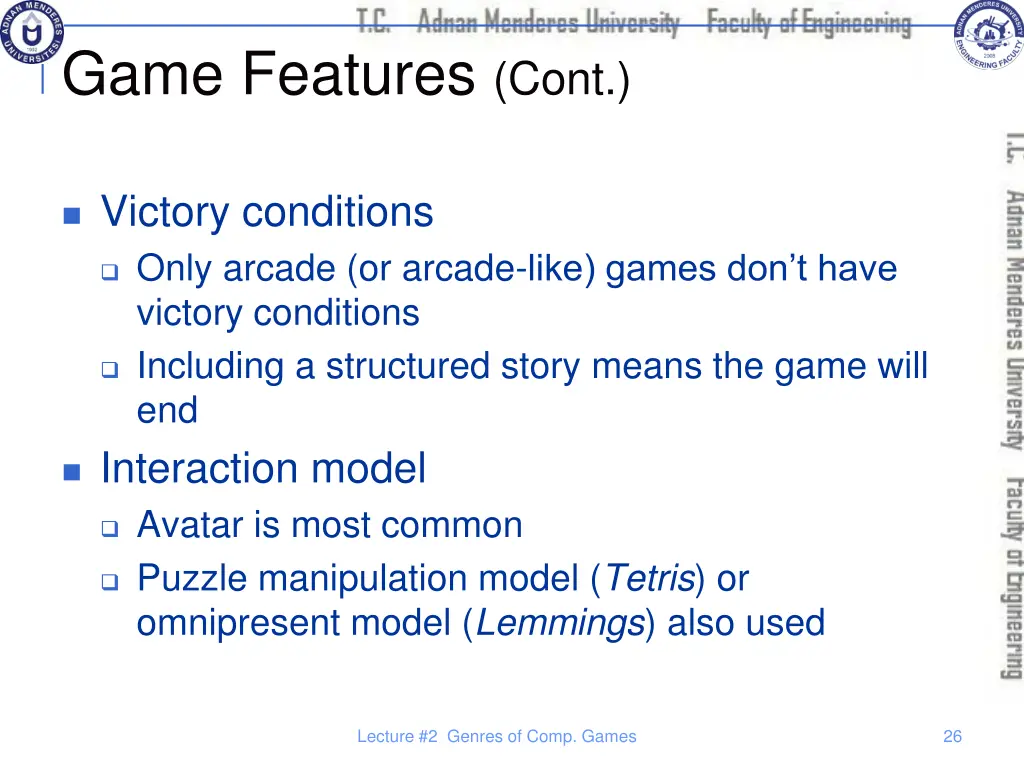 game features cont 6