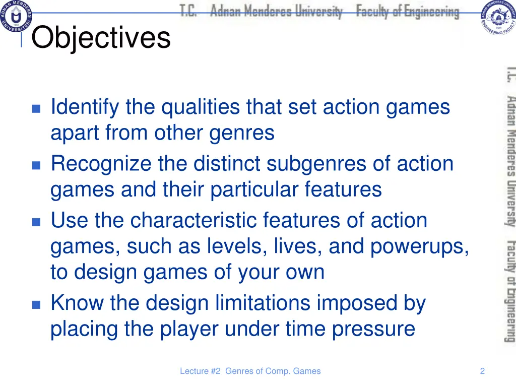 objectives