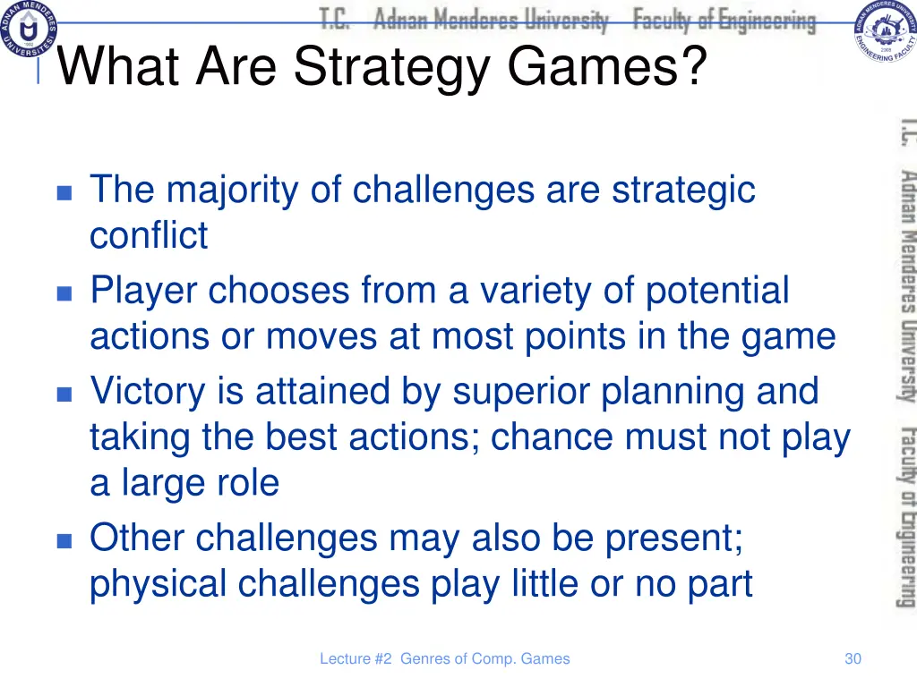 what are strategy games