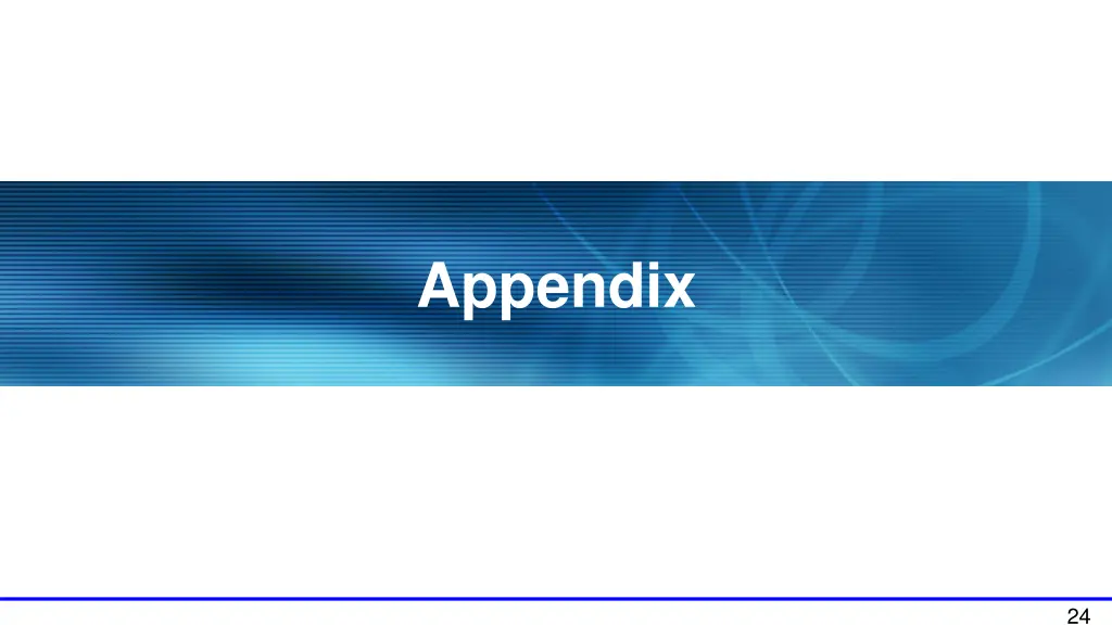 appendix