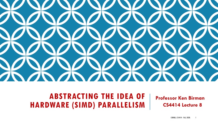 abstracting the idea of hardware simd parallelism