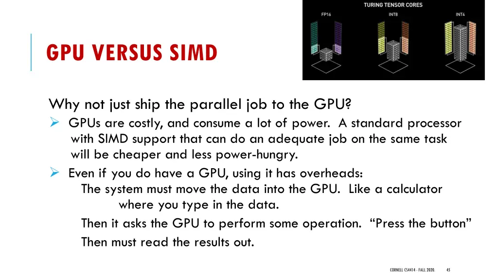 gpu versus simd