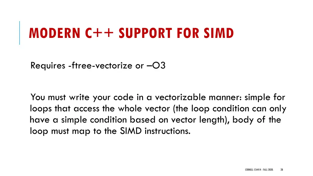 modern c support for simd