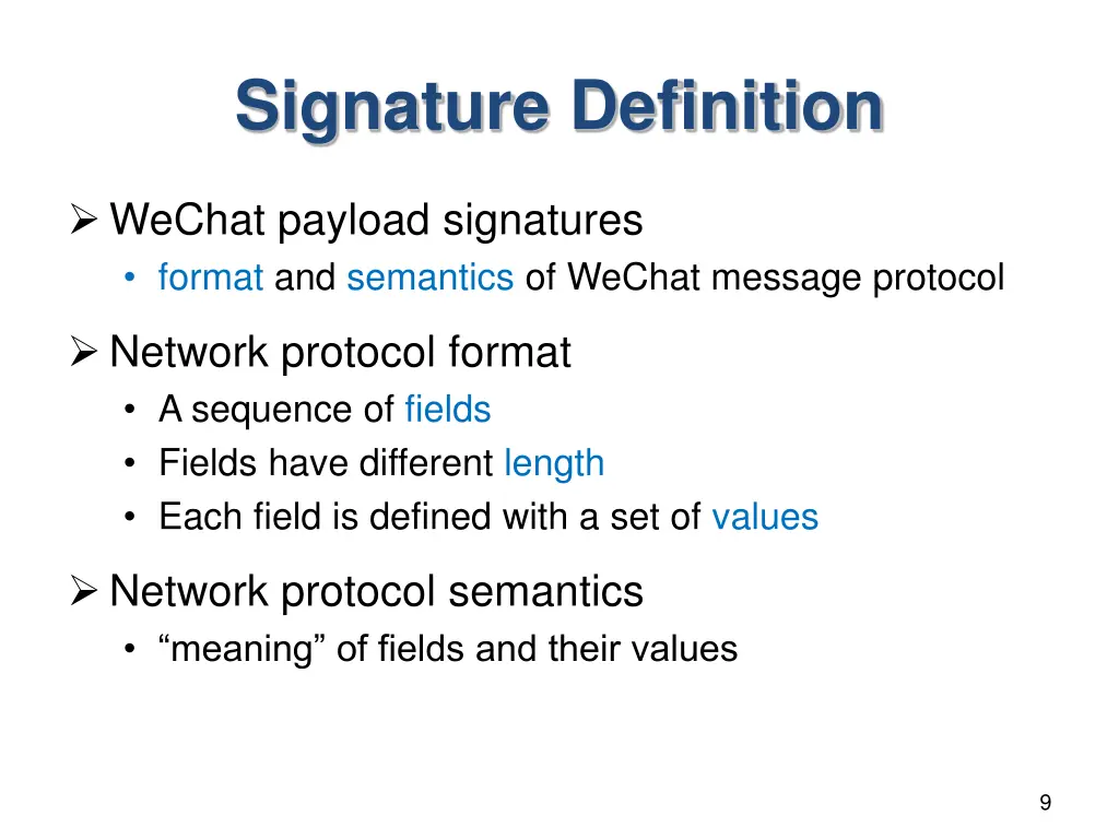 signature definition