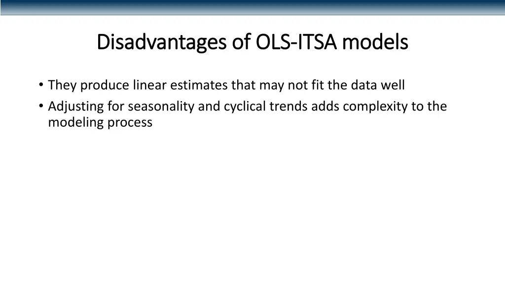 disadvantages of ols disadvantages of ols itsa