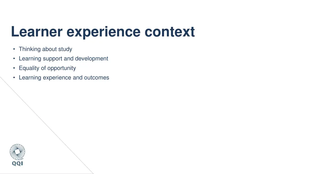 learner experience context