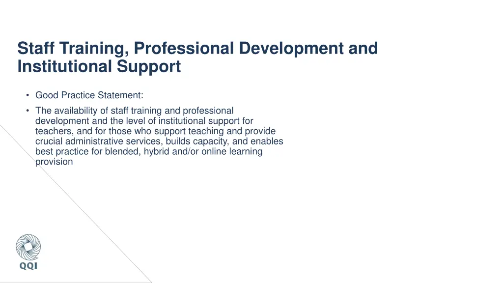 staff training professional development