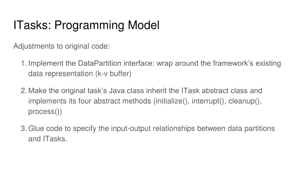 itasks programming model