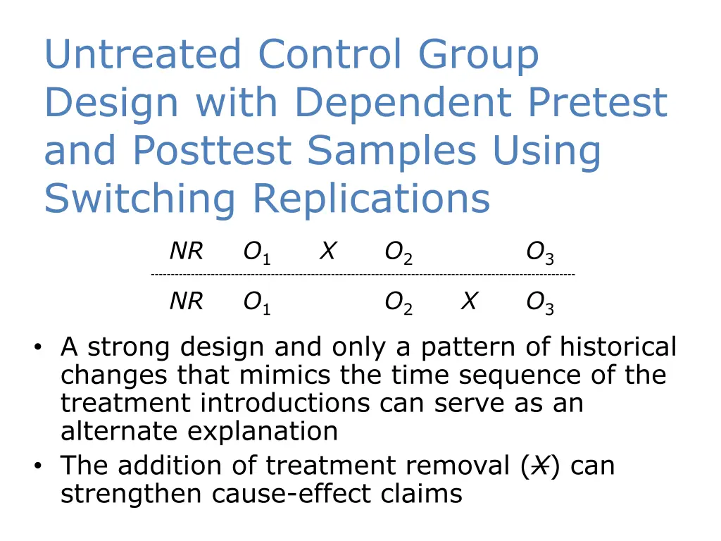 untreated control group design with dependent 2