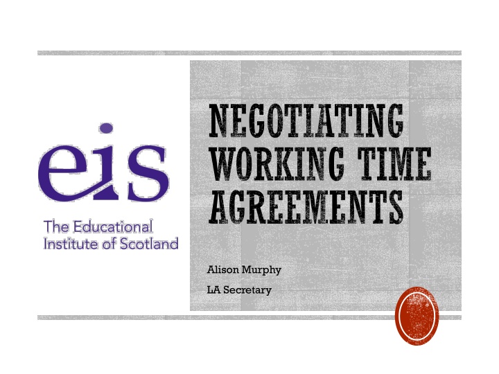 negotiating working time agreements