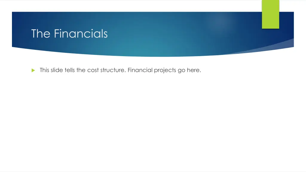 the financials