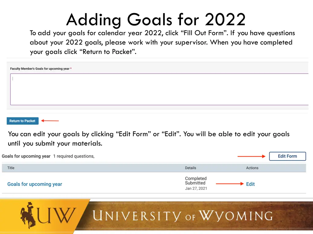 adding goals for 2022 to add your goals