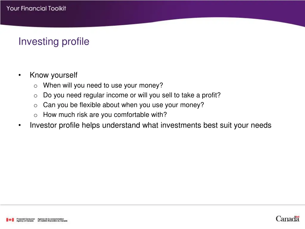 investing profile