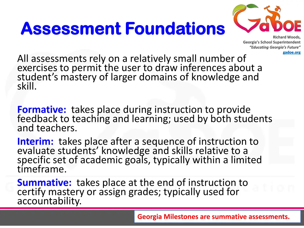 assessment foundations assessment foundations