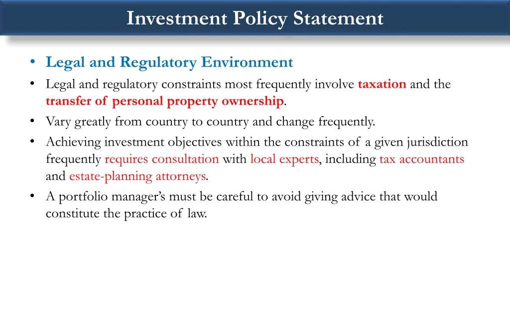 investment policy statement 9