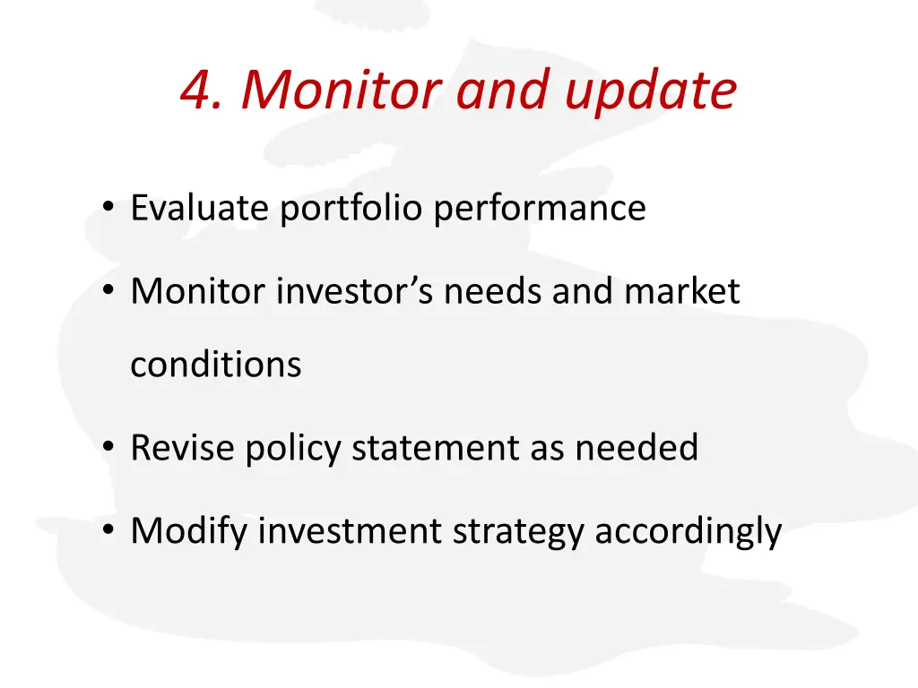 4 monitor and update