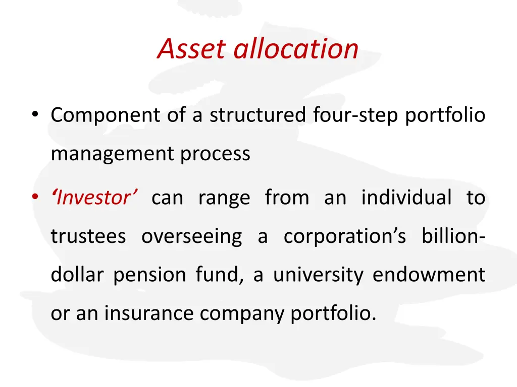 asset allocation 2