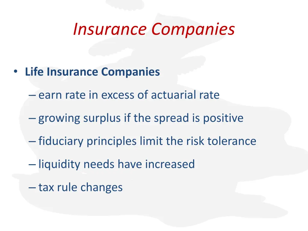 insurance companies