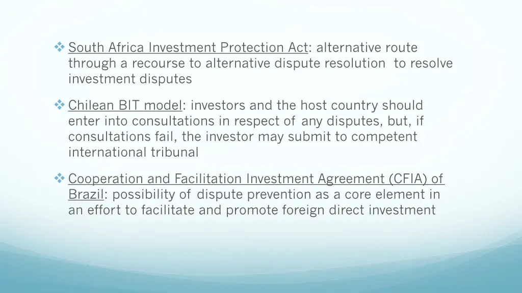 south africa investment protection