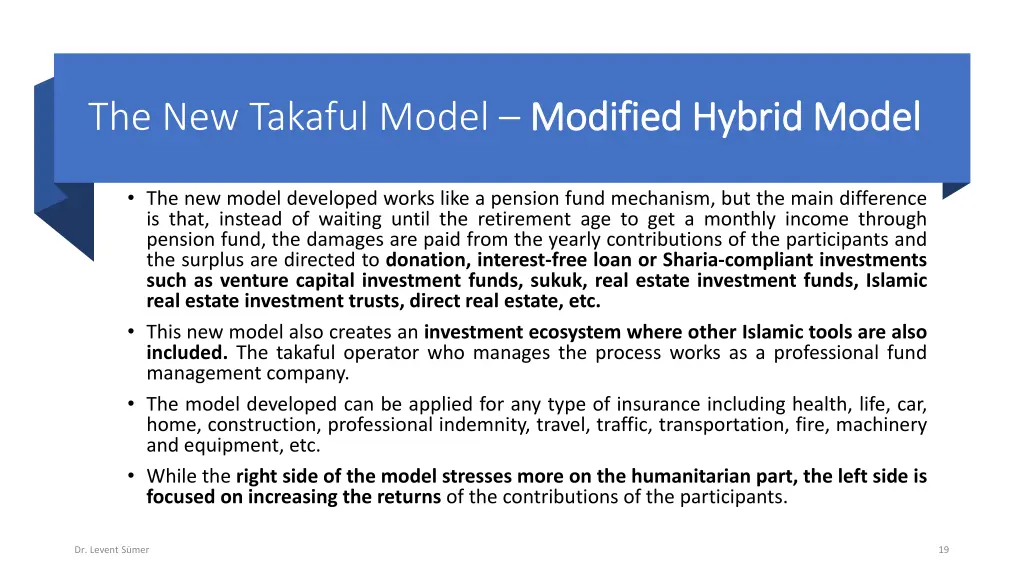 the new takaful model modified 1