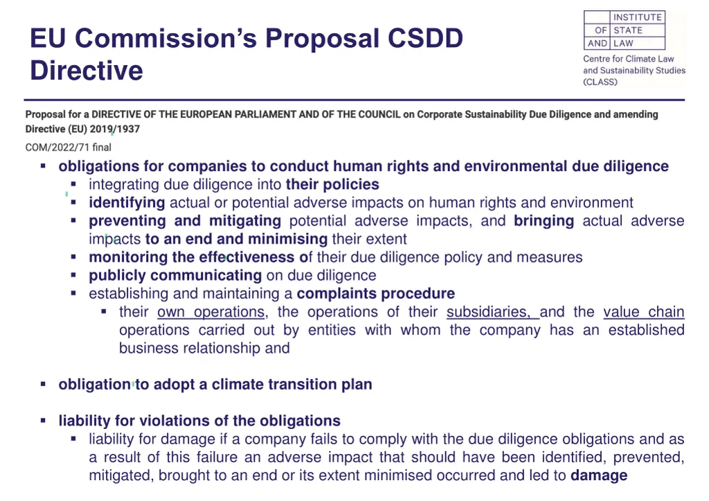 eu commission s proposal csdd directive