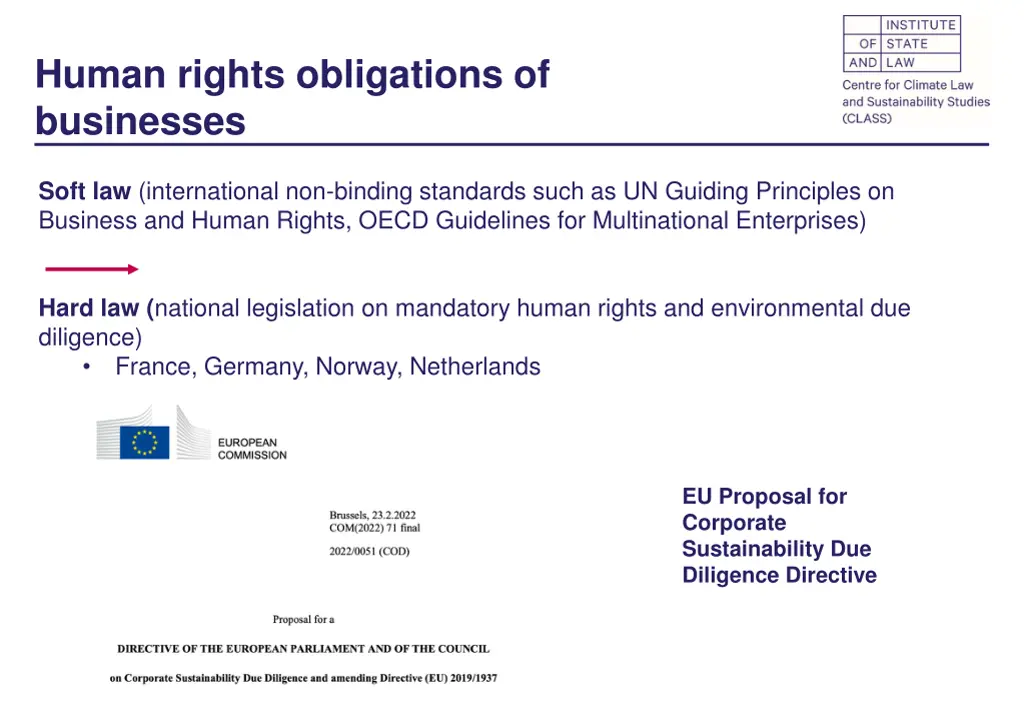 human rights obligations of businesses