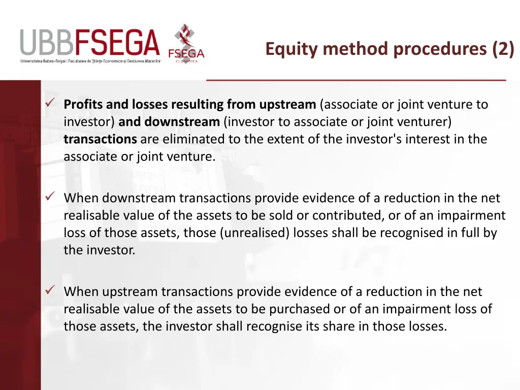 equity method procedures 2