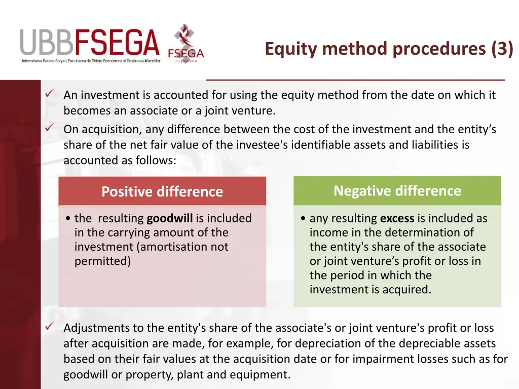 equity method procedures 3