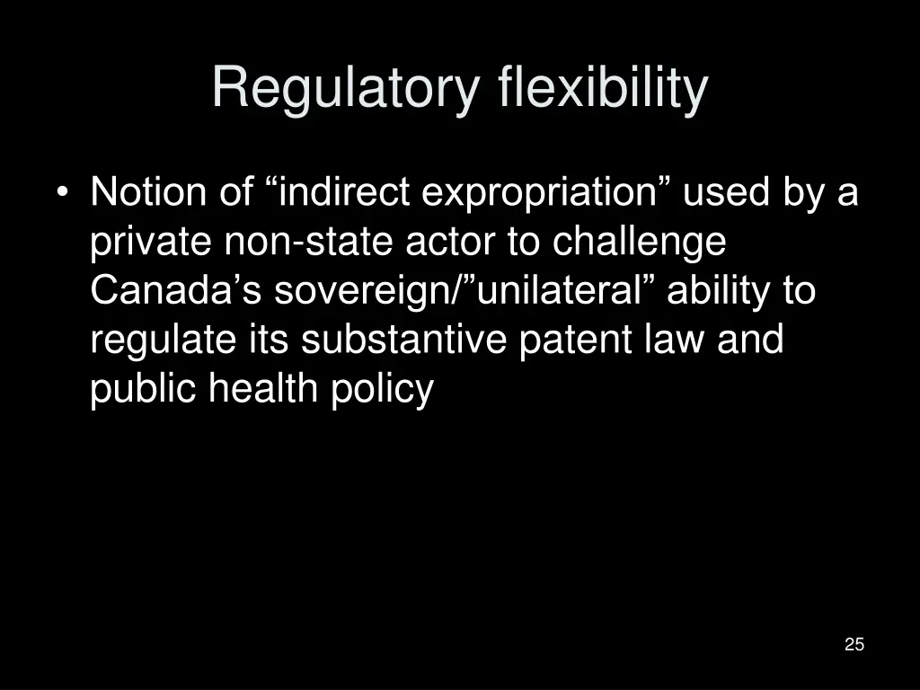 regulatory flexibility