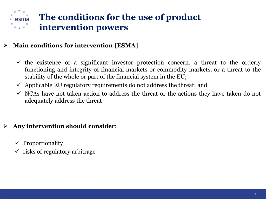 the conditions for the use of product