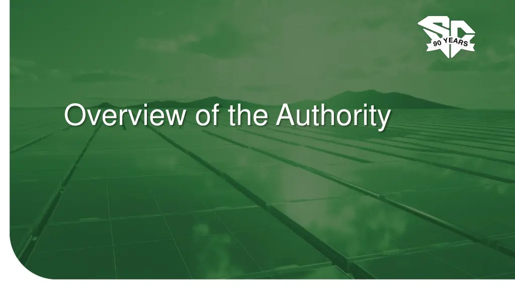 overview of the authority