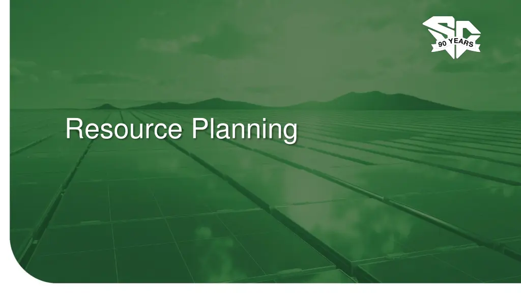 resource planning